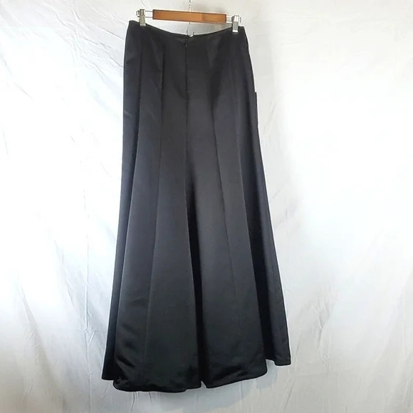 NWT Tadashi Shoji Tadashi Collection Black Floor Length Formal Maxi Skirt - Picture 5 of 10
